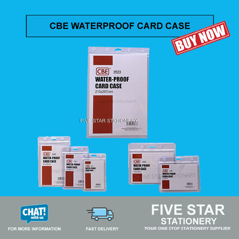 (VARIANCE) CBE Waterproof Card Case 2520, 2521, 2522, 2523, 2524, 2525