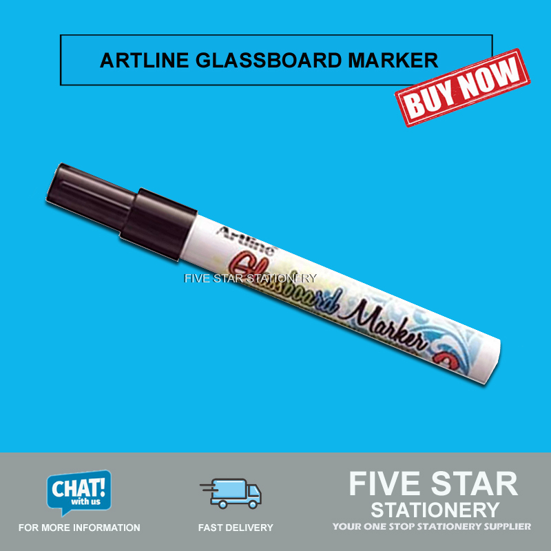 ARTLINE EPG4 BLACK GLASSBOARD MARKER